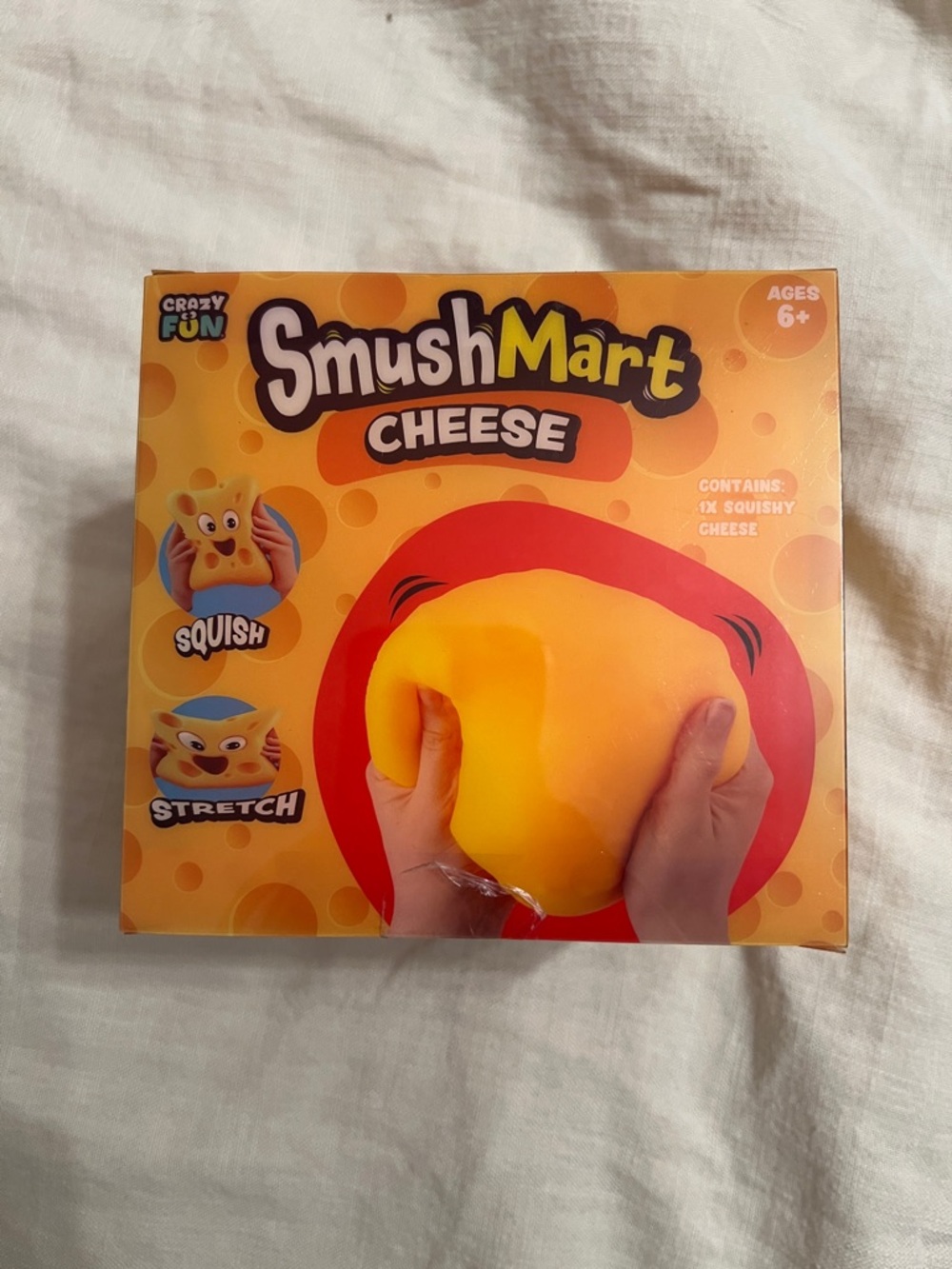 Jumbo Cheese Squishy Fidget Toy - Picture 8 of 8